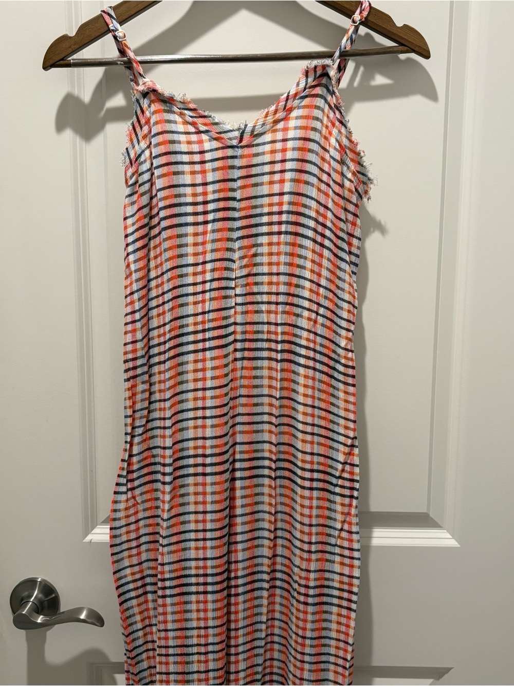 COLLECTION BY BOBEAU Orange Spaghetti Strap Maxi Dress. Size S